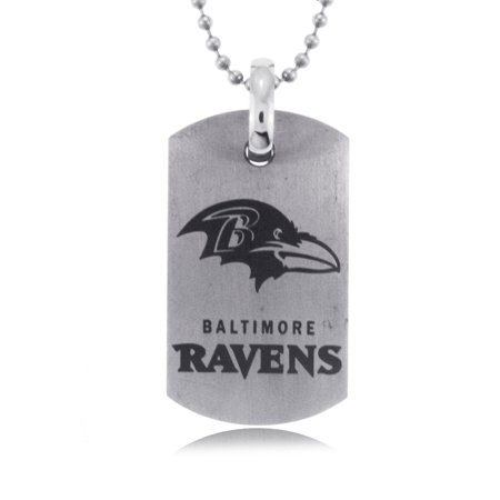 Baltimore Ravens Pendant Sports Tag Necklace - Official