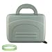 Dell Mini 10v Silver Nylon Hard Shell Cube Carrying Case + Live*Laugh*Love Wrist Band!!! (Netbook Not Included)
