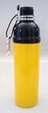 Good Life Gear Eco Friendly 24 oz Yellow Stainless Steel with Black Cap Water Bottle