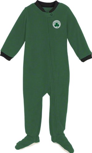 Boston Celtics Green Newborn Blanket Sleeper