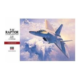 07245 F-22 Raptor Jet Fighter By Hasegawa Models from Raptor Parts