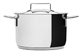 Review iittala AS4400400 / iittala All Steel 4-Quart Pot with Two Handles and Lid