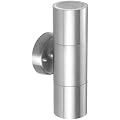 Up and Down, Edelstahl Halogen Au�en Wandleuchte Bornholm 2 flg.