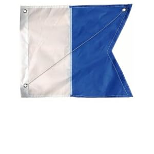 Alpha Universial Scuba Dive Flag Diving Divers International Flag Blue Dive Flag