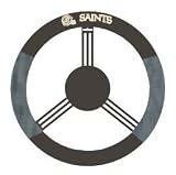 NFL New Orleans Saints Poly-Suede Steering Wheel Cover