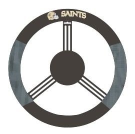 NFL New Orleans Saints Poly-Suede Steering Wheel Cover