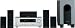Electronics : Onkyo HT-SR600S 5.1 Home Theater Entertainment System (Silver)