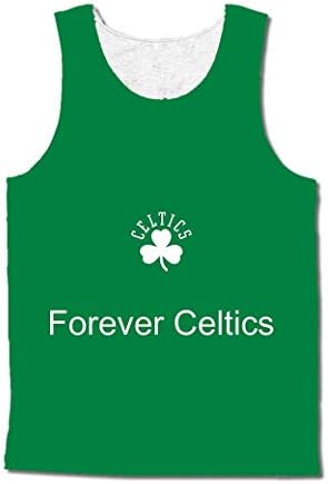 Custom Men's Tank Tops Boston Celtics Full Print For Adult