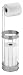 Bruschia Toilet Paper Roll Stand (Stainless Steel) (24"H x 6"W x 6.25"D)