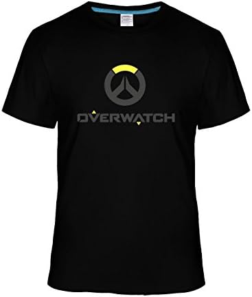 May26 Blizzard Game Overwatch Deep Color Logo T-shirts For Man XXXL black