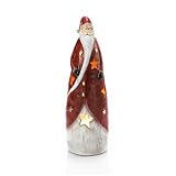 Elements Tall Santa Tea Light Holder