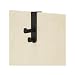 Safco Products - Over the Door Double Hook (Qty 6) - 4227BL - Color: Black - Dimensions: 1 3/4