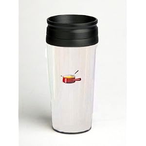 16 oz. Double Wall Insulated Tumbler with fondue - Paper Insert by SHOPZEUS