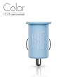 Elago Color Usb Car Charger-pastel Blue for Iphone 4/3g/s and Other Device with USB Port.