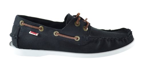 Levis Parker Men's Exclusive Boat Shoes Black 516225-01a