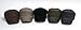 ililily Military Vintage Biker Cotton Cadet Cap Stretch Flex Back, Dark Grey, Medium