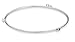 SPINNING Jewelry Bangle 925 Sterling Silber *KISSING HEARTS* Zirkonia 68mm 456368