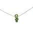 Necklace - N270 - Flip Flop Slipper ~ Green With Dots
