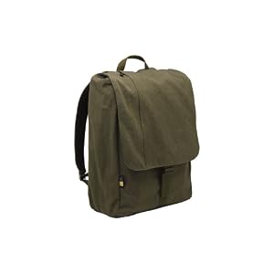 Caselogic CSAB-15 Canvas 15.4-Inch Artist Series Backpack (Green)