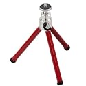 Delamax kultiges Mini-Tischstativ in rot - mit Kugelkopf! z.B. f&uuml;r Canon PowerShot G11 G10 G9 SX200 IS Ixus 80 90 100 110 IS, Panasonic, Lumix, Casio Exilim