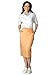 Adar Universal Scrub Skirts for Women - Mid-Calf Drawstring Scrub Skirt