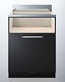 東京ガス　ナイスアップ用キャビネット　引き出しタイプ　水切りカバーあり・なし両用　黒　LA6018PT