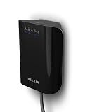 Belkin 200 Mbps Powerline 3-Port Adapter (Black)
