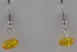 Tangerene Saucer Earrings
