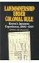 Land Ownership Under Colonial Rule: Korea's Japanese Experience, 1900-1935 (Study of the East Asian Institute)
