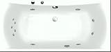 Saninova Arosa 1700x750mm - 11 Jet Double Ended Deep Whirlpool Bath