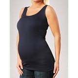 A Pea in the Pod Collection: Sleeveless Scoop Neck Rib Knit Maternity Tank Top by A Pea in the Pod