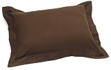 Review Amazon PIZ-150-SOLID-PS-STD-BRN / Pinzon 160-Gram Solid Flannel Standard Sham, Java