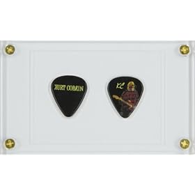NIRVANA KURT COBAIN GUITAR PICK GREEN SWEATER by NECA