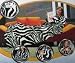 Luxury Cuddle Blanket Plus Snuggie Fleece with Sleeves - ZEBRA Print - Includes Bonus Book Light