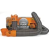 Sporting Goods : Camco Manufacturing Inc 39683 RhinoFLEX Sewer Hose Kit with 15' Hose and Fitting