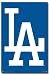 Los Angeles Dodgers (Large Logo) Sports Poster Print - 24