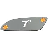 1986-1987 GMC TRUCK SPRINT Flat, Driver Side Replacement Mirror Glass by Automotive Mirror Glass