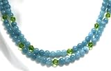 Imperial Angelina Necklaces 2 Strands 6mm Imperial Angelina beads with faceted Austrian Swarovsky Crystal beads beaded necklace 17