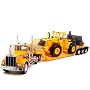 1:32 Kenworth W900 Construction Truck Trailer Diecast