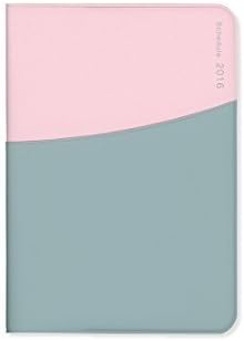 Daigo Mill Circle pocketbook 2016 Weekly A6 size Pink ~ Gray E7498 calender