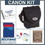 Advanced Accessory Kit for Canon Powershot SD770 IS Digital Camera, with 2GB SD Memory Card, Spare NB-6L Type Lithium-ion Battery, Camera Case, Mack 3 Year Extended Warranty, Professional Lens Cleaning Kit