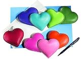 Andrew Philips Leather Heart Shaped Paperweight