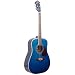 Washburn Oscar Schmidt OG1 Student Acoustic Guitar - Trans Blue