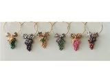 That Wine is Mine Harvest Grape Harvest Grape Wine Charms Set of 6