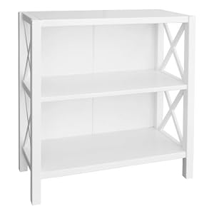 Delano Small Bookcase - White by -