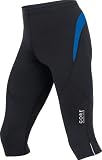 GORE RUNNING WEAR Herren Tight 3/4 TONIC, black/azur blue, S