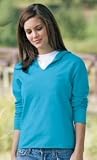 Pigment Dyed Ladies Fleece Hooded Pullover