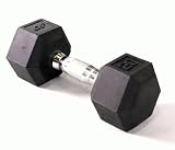 CAP Barbell 20 lb. Rubber Hex Dumbbell - Single