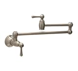 31aDGv3ocHL. SL160  Traditional PVD Satin Nickel Double Handle Pot Filler Reviews
