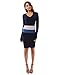 PattyBoutik Women's Block Color Long Sleeve Dress